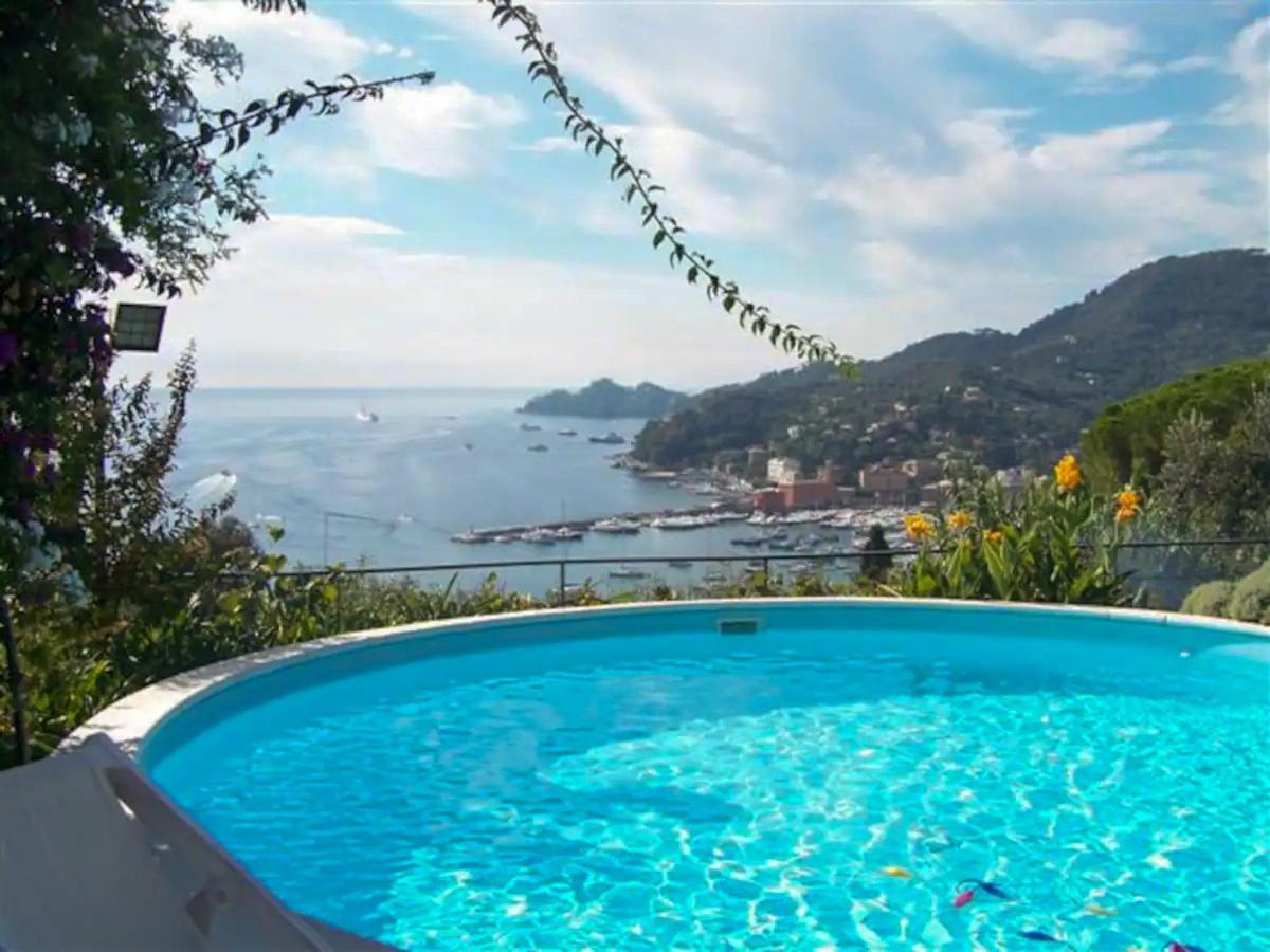 Вилла L'Uliveto Di Santa Con Piscina Санта-Маргерита-Лигуре Экстерьер фото